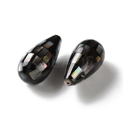 Natural Black Lip Shell Beads SSHEL-B002-10A-01-1