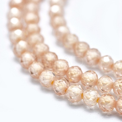Cubic Zirconia Bead Strands G-I224-A03-1