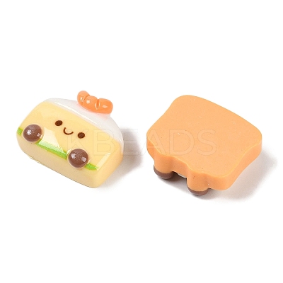 Opaque Resin Imitation Food Decoden Cabochons CRES-M036-11-1
