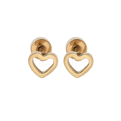 304 Stainless Steel Stud Earrings for Women EJEW-E603-05E-G-1