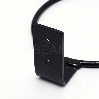 Metal Wall Mounted Bracket Planter Hook Flower Pot Ring For Indoors Balcony  Ring Holder Flower Planter LS-AJEW-WH0120-41B-1
