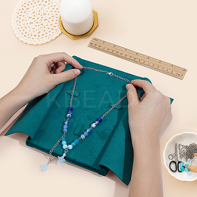 Velvet Jewelry Storage Bags with Flip Lid AJEW-WH0609-435B-1