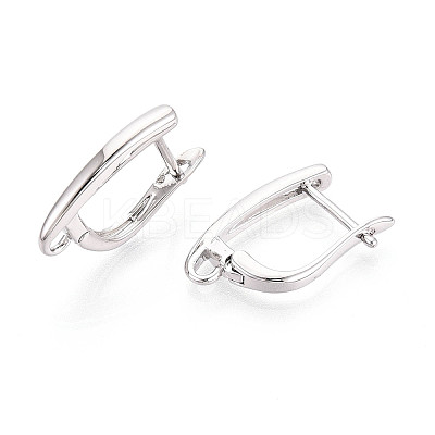 Brass Hoop Earring Findings KK-N267-23B-P-1