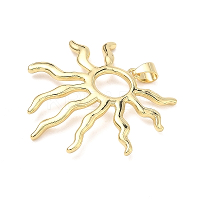 Brass Pendants KK-P345-18G-1