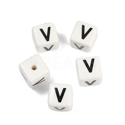 Porcelain Beads X1-PORC-R003-08V-1
