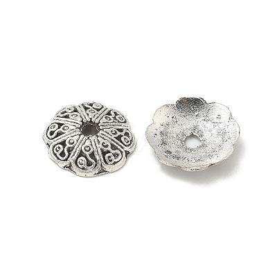 Tibetan Style Alloy Beads TIBE-P003-65AS-1
