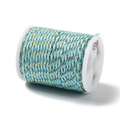 4-Ply Polycotton Cord with Metallic Thread OCOR-Z003-D112-1