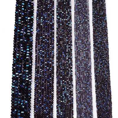 Electroplate Glass Beads Strands LS-EGLA-A044-T3mm-L15-1