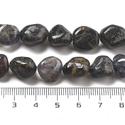 Natural Iolite Beads Strands G-C179-F06-01-1
