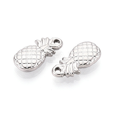 304 Stainless Steel Pineapple Pendants STAS-T069-29P-1
