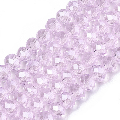 Electroplate Glass Beads Strands EGLA-A044-T4mm-A10-1