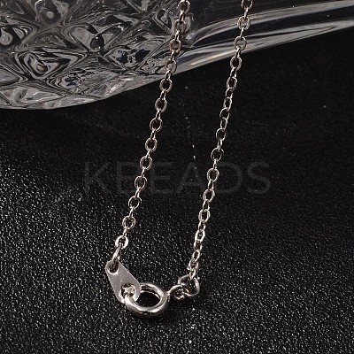 Teardrop AB Color Plated Electroplate Glass Pendant Necklaces & Dangle Earrings Jewelry Sets SJEW-JS00880-1