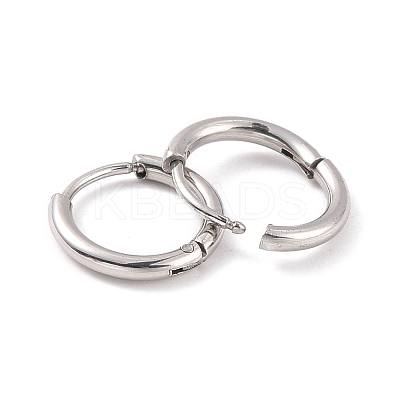 Non-Tarnish 304 Stainless Steel Huggie Hoop Earrings for Women EJEW-F280-07A-P-1