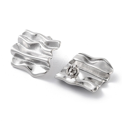 Non-Tarnish 304 Stainless Steel Stud Earrings EJEW-P258-21P-1