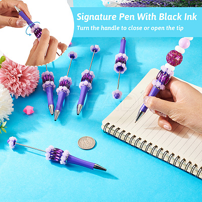 Flower Plastic Ballpoint Pen LS-BT-TAC0045-002A-1
