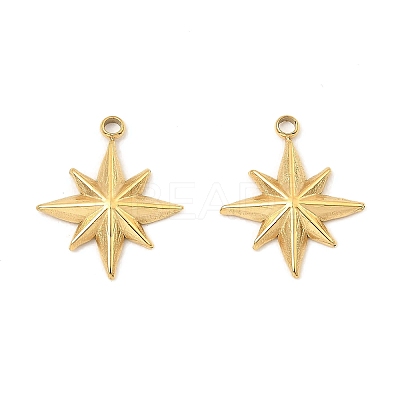 304 Stainless Steel Pendants STAS-A089-02G-1