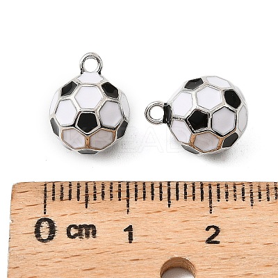 Brass Enamel Charms KK-K351-59P-1