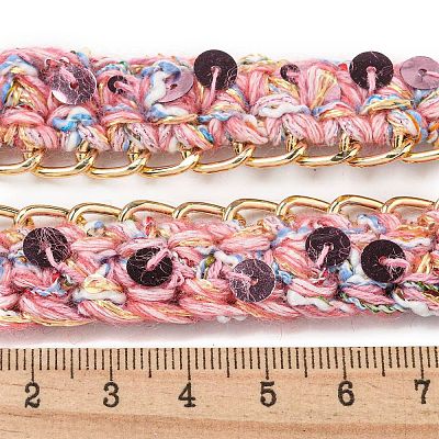 Polyester Crochet Lace Trim OCOR-Q058-31-1