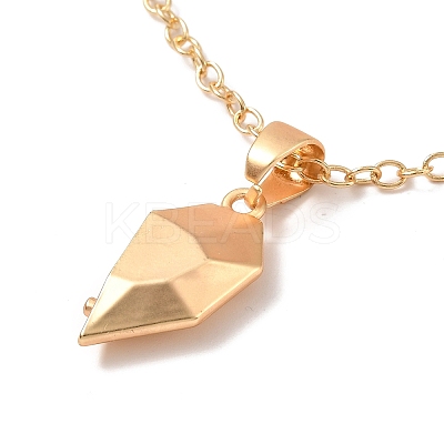 Rack Plating Alloy Heart Pendant Necklaces Sets LS-NJEW-B081-07A-1