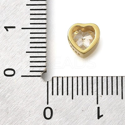 925 Sterling Silver Cubic Zirconia Beads STER-L066-06G-01-1