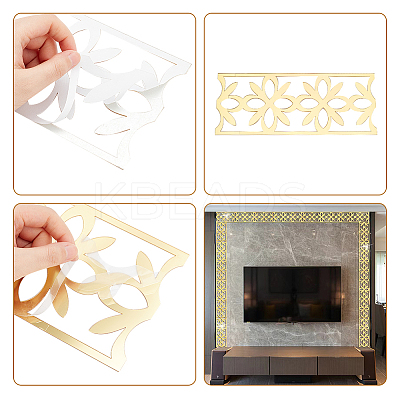 Acrylic Mirror Wall Stickers DIY-WH0374-97-1
