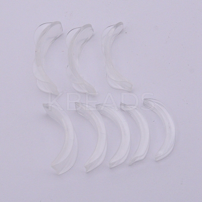 8Pcs 8 Sizes Resin Invisible Ring Size Adjuster FIND-WH0063-24-1
