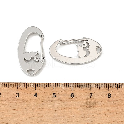 304 Stainless Steel Rock Climbing Carabiners STAS-F364-02P-04-1