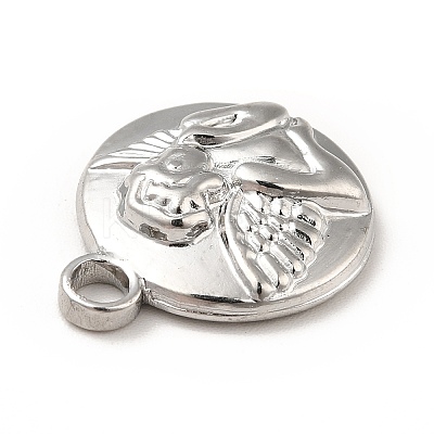 Non-Tarnish 304 Stainless Steel Pendants STAS-P312-08P-1