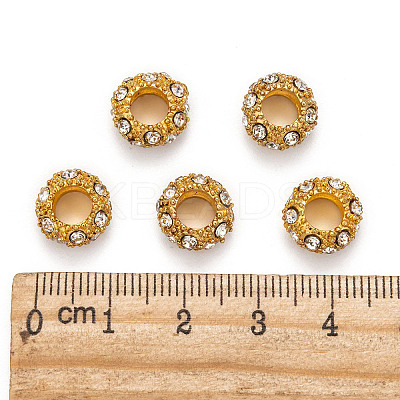 Alloy Rhinestone European Beads LS-X-CPDL-H997-3-1