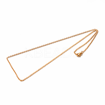 304 Stainless Steel Cable Chain Necklace LS-STAS-M174-026G-1