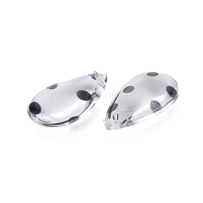 Transparent Acrylic Pendants TACR-N006-32-1