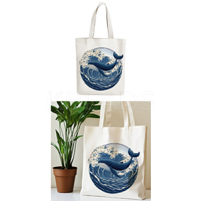 Canvas Women's Tote Bags ABAG-WH0056-002-1