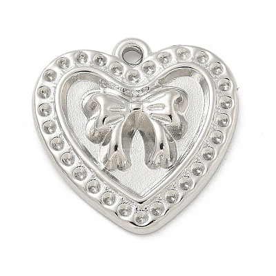 304 Stainless Steel Pendant Rhinestone Settings STAS-M082-01P-1