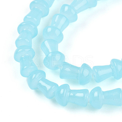Baking Paint Glass Beads Strands DGLA-N007-01H-1