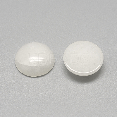 Natural White Jade Cabochons X-G-R416-10mm-11-1