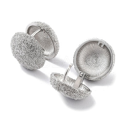 Brass Hoop Earrings KK-B082-20P-1