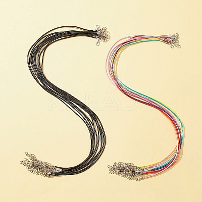 20Pcs Waxed Cotton Cord Necklace Making DIY-FS0003-92-1