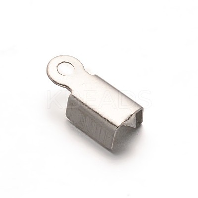 Tarnish Resistant 304 Stainless Steel Folding Crimp Ends LS-STAS-E103-09B-1