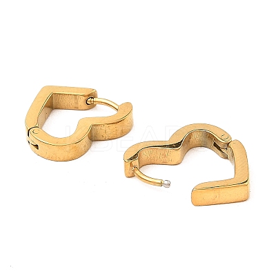 304 Stainless Steel Heart Hoop Earrings for Women EJEW-E291-15G-1