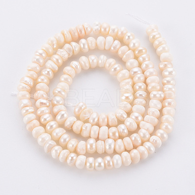 Natural Cultured Freshwater Pearl Beads Strands X-PEAR-N010-005-1