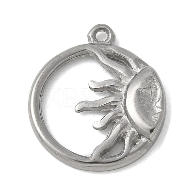 304 Stainless Steel Pendants STAS-L277-02C-P-1