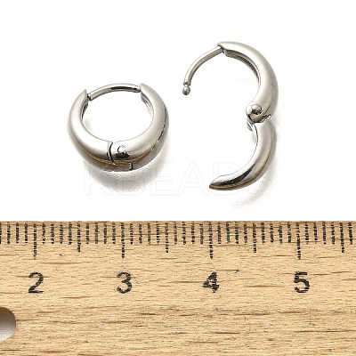 304 Stainless Steel Hoop Earrings for Women EJEW-C096-52P-1
