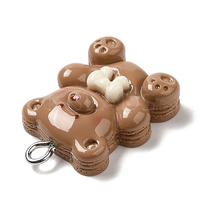Opaque Resin Pendants LS-RESI-C037-02M-1