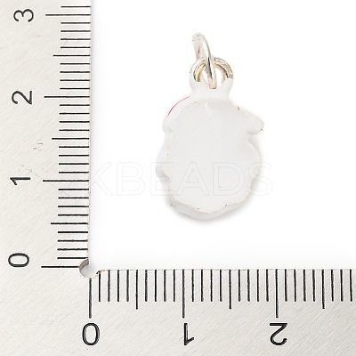 Christmas Themes Alloy Enamel Pendants FIND-I063-01E-1