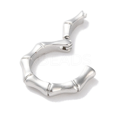 Rack Plating Brass Twister Clasps KK-Z039-34P-1