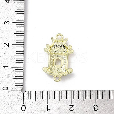 Alloy Enamel Chinese House Connector Charms PALLOY-R151-73G-01-1