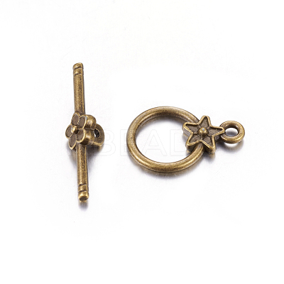 Tibetan Style Alloy Toggle Clasps MLF1075Y-1