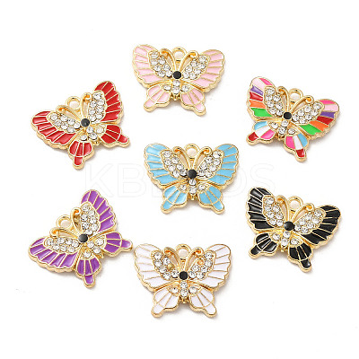 Alloy Enamel Pendants ENAM-L046-02KCG-1