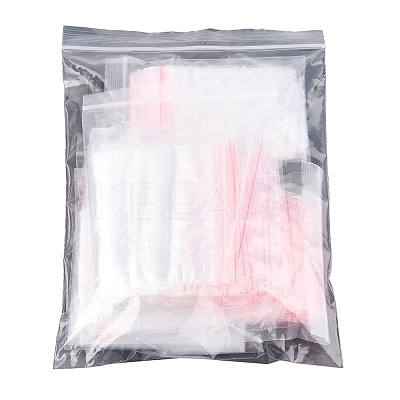 300Pcs 5 Styles Plastic Zip Top Bags OPP-FS0001-22-1