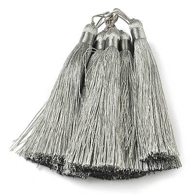 Nylon Tassel Big Pendants AJEW-P044-20-1